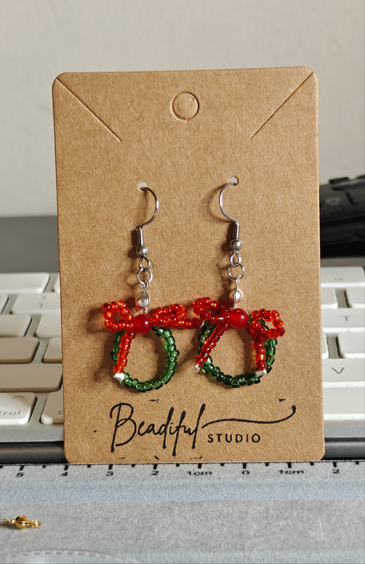 Christmas Wreaths Earrings